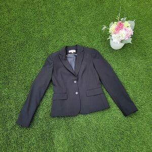 Calvin Klein Women's Black Blazer | Suit Jacket | 2 Buttons | Size 2 | Small
